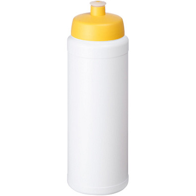 Baseline Plus Flasche mit Sportdeckel, 750 ml, weiss,gelb