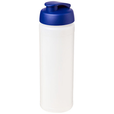 Baseline Plus grip Sportflasche mit Klappdeckel, 750 ml, transparent/blau