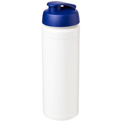 Baseline Plus grip Sportflasche mit Klappdeckel, 750 ml, weiss/blau