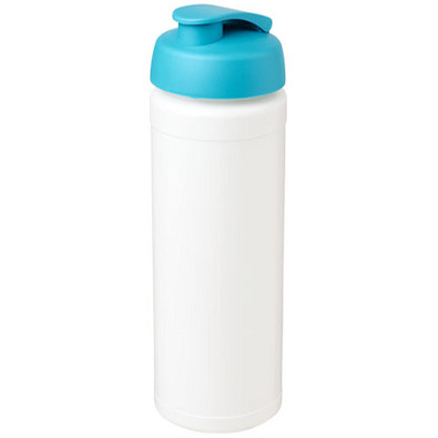 Baseline Plus grip Sportflasche mit Klappdeckel, 750 ml, weiss/türkis