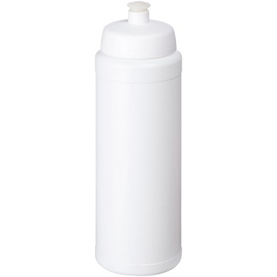 Baseline® Plus grip 750 ml Sportflasche mit Sportdeckel, weiß/weiß