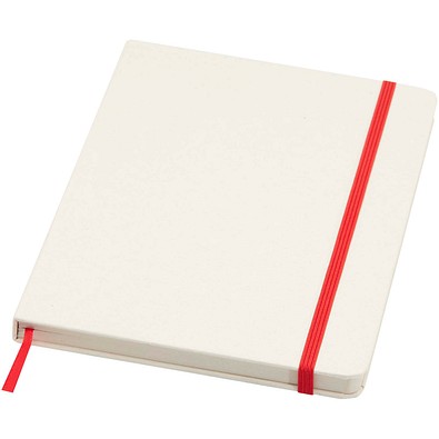 Bass A5 recyceltes Notizbuch, liniert, rot