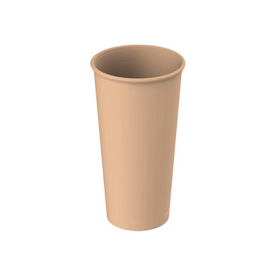 Kaffeebecher ToGo, 400 ml, beständiges braun