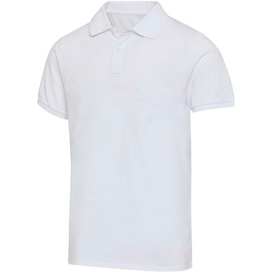 Beryl 220 g/m² Kurzärmeliges Poloshirt Bio-Recyclingmaterial (OCS), unisex, weiss, M