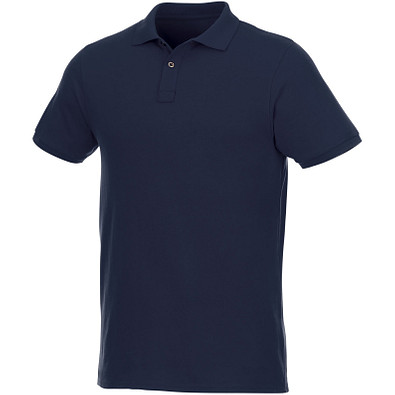 ELEVATE Herren Kurzarm Poloshirt Beryl aus Bio-Recyclingmaterial, dunkelblau, XS