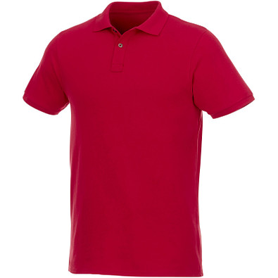 ELEVATE Herren Kurzarm Poloshirt Beryl aus Bio-Recyclingmaterial, rot, XXXL