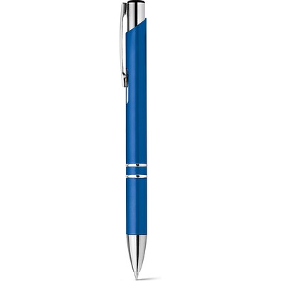 BETA PLASTIC. Kugelschreiber aus ABS mit Metallclip, Blau