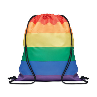 Beutel mit Kordelzug RPET BOW, Multicolour