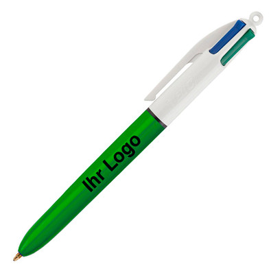 BIC® 4-Farb-Kugelschreiber, grün/weiß