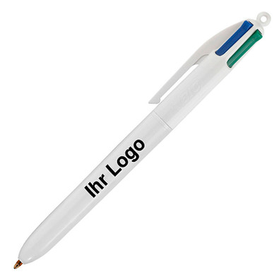 BIC® 4-Farb-Kugelschreiber, weiß
