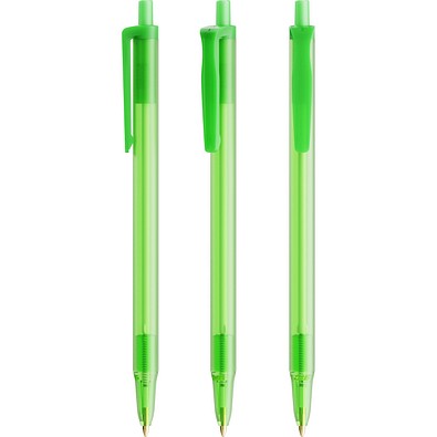BIC® Clic Stic Kugelschreiber Gefrostetes Grün Blaue Tinte