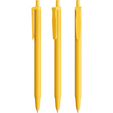 BIC® Clic Stic Kugelschreiber Gelb Blaue Tinte