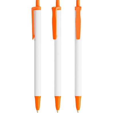 BIC® Clic Stic Kugelschreiber Orange Blaue Tinte