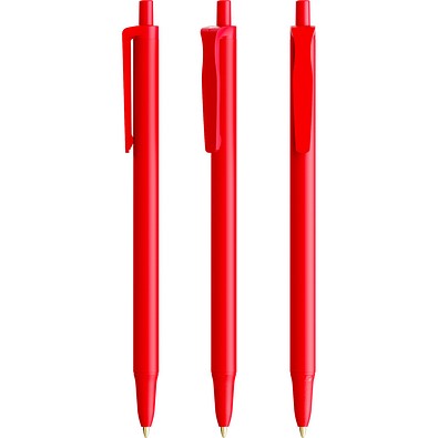 BIC® Clic Stic Kugelschreiber Rot Blaue Tinte