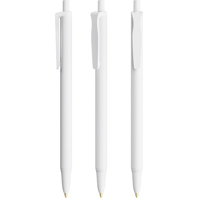 BIC® Clic Stic Kugelschreiber Weiß Blaue Tinte