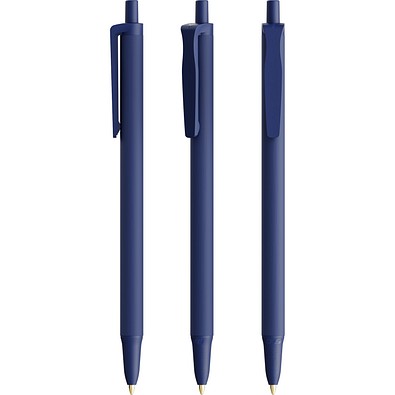 BIC® Clic Stic Softfeel Kugelschreiber Marineblau Blaue Tinte