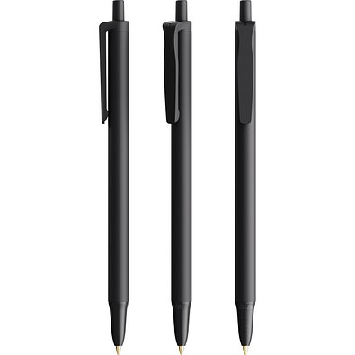 BIC® Clic Stic Softfeel Kugelschreiber Schwarz Blaue Tinte