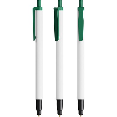 BIC® Clic Stic Stylus Ecolutions® Kugelschreiber Dunkelgrün Recycelt Blaue Tinte