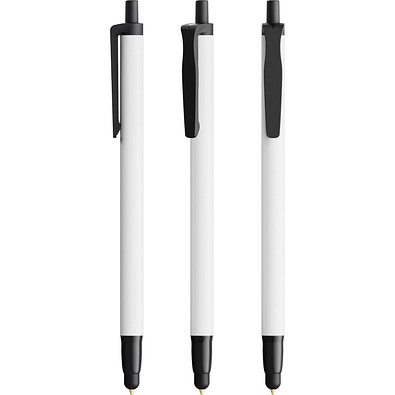 BIC® Clic Stic Stylus Ecolutions® Kugelschreiber Schwarz Recycelt Blaue Tinte