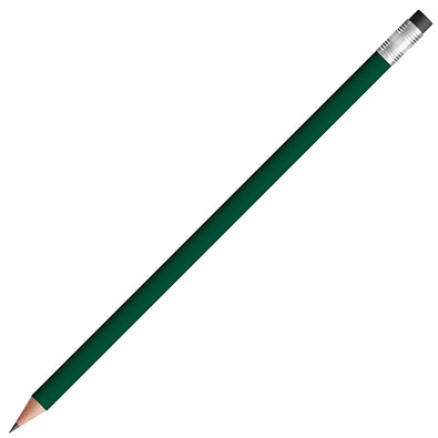 BIC® Evolution® Ecolutions® Radiergummi-Bleistift gespitzt, grün/silber/schwarz