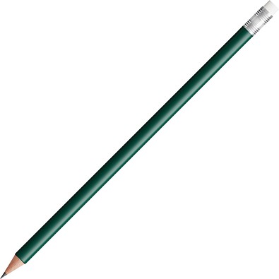 BIC® Evolution® Ecolutions® Radiergummi-Bleistift gespitzt, grün/silber/weiß