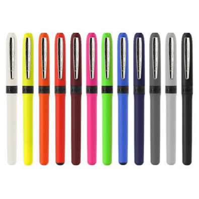 BIC® Rollerball Grip Roller, schwarze Mine, grau/chrom