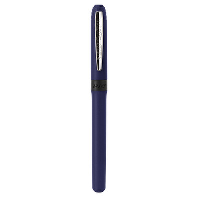 BIC® Rollerball Grip Roller, schwarze Mine, marineblau/chrom