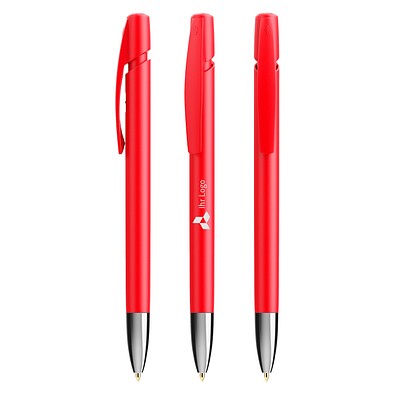 BIC® Media Clic Advance ballpen Rot Blaue Tinte