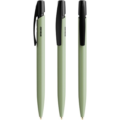 BIC® Media Clic BIO Based Kugelschreiber grün, blaue Mine