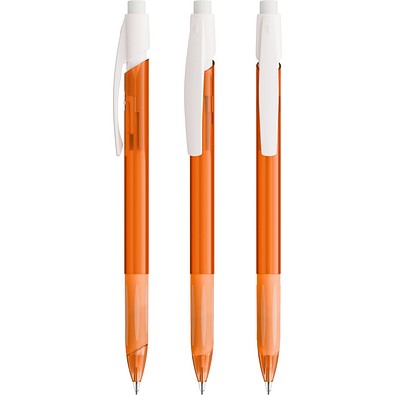 BIC® Media Clic Grip Druckbleistift Gefrostetes Orange/Gefrostetes Weiß
