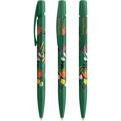 BIC® Media Clic Kugelschreiber Grün Blaue Tinte