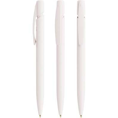 BIC® Media Clic Kugelschreiber Weiß Blaue Tinte