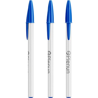 BIC® Style Ballpen Weiß/ Blau/ Blaue Tinte