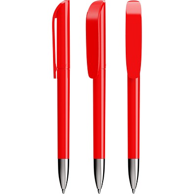 BIC® Super Clip Advance Ballpen Rot Blaue Tinte