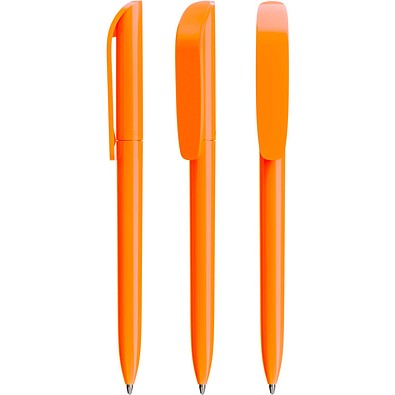 BIC® Super Clip ballpen Säureorange Blaue Tinte