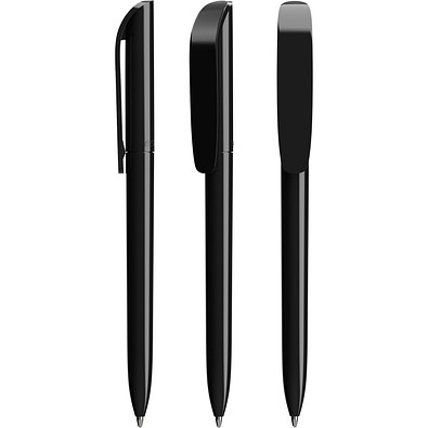 BIC® Super Clip ballpen Schwarz Blaue Tinte