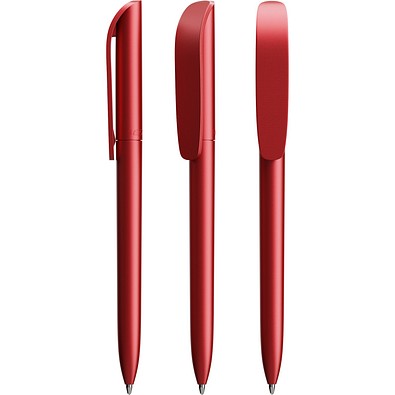 BIC® Super Clip Glacé Rotes Glacé Schwarz Tinte