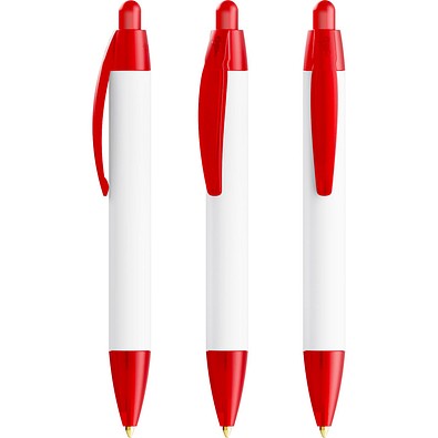 BIC® Wide Body Mini Digital ballpen Gefrostetes Rot Blaue Tinte