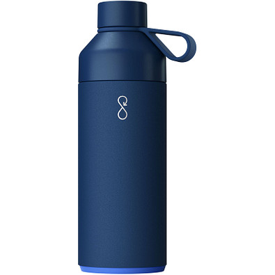 Big Ocean Bottle 1 L vakuumisolierte Flasche, Ozeanblau