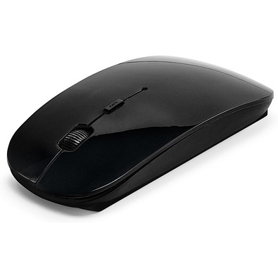 BLACKWELL. Wireless Maus batteriebetriebene aus recyceltes ABS (100% rABS), Schwarz