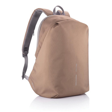 Bobby Soft, Anti-Diebstahl-Rucksack, braun