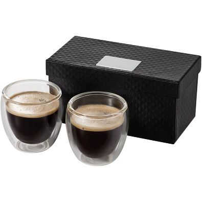 Boda 2 teiliges Mini Glas Set, transparent klar