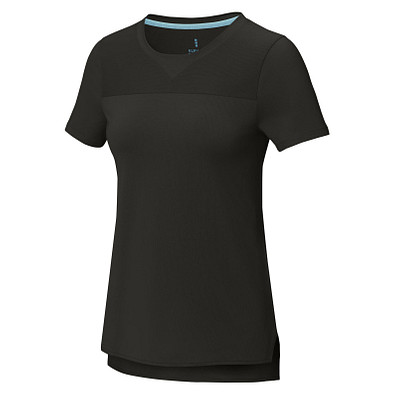 Borax Cool Fit T-Shirt aus recyceltem  GRS Material für Damen, schwarz, M