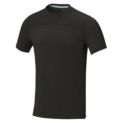 Borax Cool Fit T-Shirt aus recyceltem  GRS Material für Herren, schwarz, M