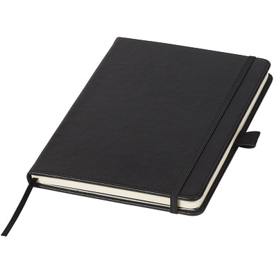 Bound A5 Notizbuch, liniert, schwarz