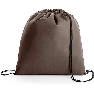 BOXP. Turnbeutel aus Non-woven (80 g/m²), Dunkelbraun