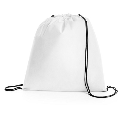 BOXP. Turnbeutel aus Non-woven (80 g/m²), Weiß