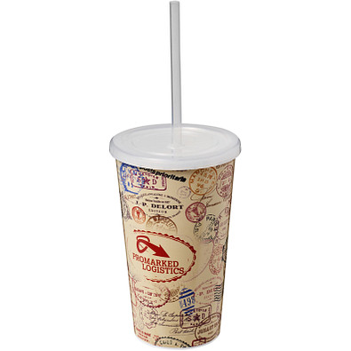 Brite-Americano doppelwandiger Becher, 350 ml, weiss