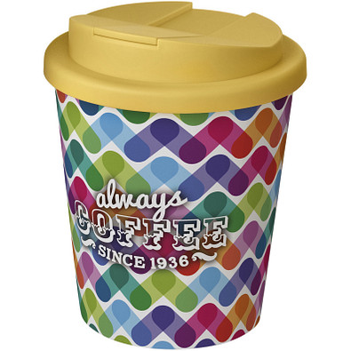 Brite-Americano® Espresso 250 ml Isolierbecher mit auslaufsicherem Schraubverschluss, weiss