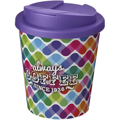 Brite-Americano® Espresso 250 ml Isolierbecher mit auslaufsicherem Schraubverschluss, weiss